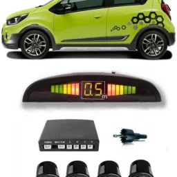 JJB82 Black Car Reverse Parking Sensor with LED Display 4 Sensor A82 Parking Sensor-14