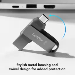 Lexar Dual Type C D400 USB 128GB Dual Flash Drive 3.2 128 GB OTG Drive Compatible with Desktop Computer, Mobile, Laptop USB 3.2 Metal Case image 5