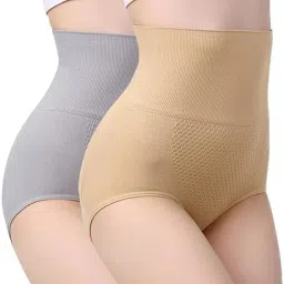 Pack of 2 Women Hipster Beige, Grey Panty-image-5