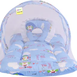 Cotton Infants New Born Baby Care Essential Bedding Set Combo Mosquito Net-27
