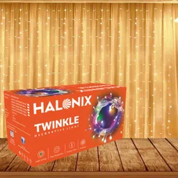 halonix 46 LEDs 10 m Yellow Steady String Rice Lights-picture-49