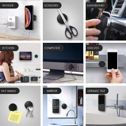 jazlog Car Mobile Holder for Magnetic, Dashboard, AC Vent, Anti-slip, Steering, Windshield image 5