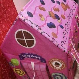 Play Tent for Girls – Large Cake and Sweet Prints-image-71