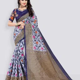 Printed Mysore Art Silk Saree-image-57