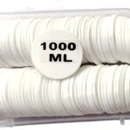 WHITE PLASTIC ROUND 1000 ML TOKEN COIN FOR WINE BAR, MILK DAIRY & FOR HOTEL Coin Bank-image-68