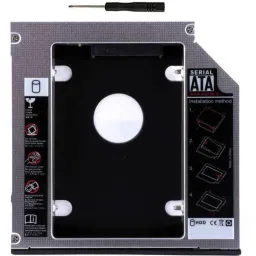 Teratech 9.5mm 2nd Hard Disk Drive Bay Caddy Second HDD Caddy For CD/DVD-ROM,Laptop 2.5 inch 2.5 inch Internal Hard Drive Enclosure/HDD Caddy-30