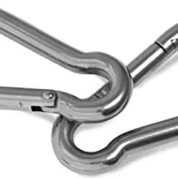 Multipurpose Stainless Steel Snap Hook (Pack Of 2) Locking Carabiner-image-13