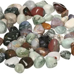 Multi Coloured Polished Shiny Smooth Onyx Marble Pebbles for Home Garden Outdoor Decor (3 Kg) Polished Round, Oval Onyx Pebbles-image-15