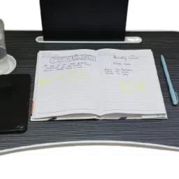 Foldable Laptop Table with Cup Holder Wood Portable Laptop Table-picture-10