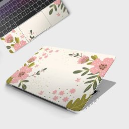 Yuckquee AESTHETIC PINK FLOWER Top+Wrist Pad Vinyl Laptop Skin 14 Vinyl Laptop Skin Compatible for 14 inch-image-67