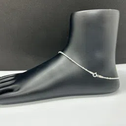 Silver Anklet for women-girls Silver Anklet-image-12