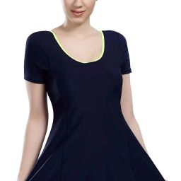 Sirona 5007 Women's Swimming Wear Solid Women Dark Blue Swimsuit-image-52