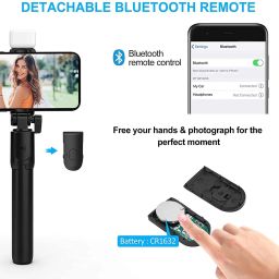 YCHROZE Y17 Selfie Stick Tripod expandable features Bluetooth Selfie Stick image 4