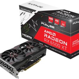Sapphire PULSE AMD RADEON™ RX 6500 XT GDDR6 4 GB AMD/ATI Chipset 128 bit 2825 MHz Graphics Card image 2