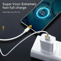 Mindmaker USB Type C Cable 2 A 1 m Copper 33 W super vooc Charge and Data Sync Fast Charging type c Cable image 4