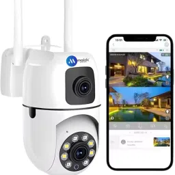 Maizic Smarthome 5+5MP Wifi FHD Mini Dual Lens/Screen 2in1 PTZ+Bullet Indoor CCTV Camera For Home Security Camera-picture-15