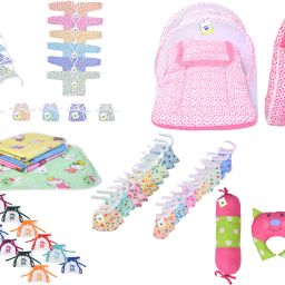 New Born Baby Care Clothing And Essential Gift Set Combo Standard Crib-image-27