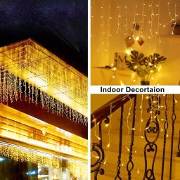 sayeny 43 LEDs 15 m Yellow Steady String Rice Lights image 4