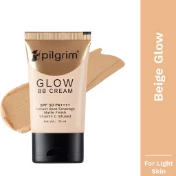 Glow BB Cream|Instant Spot Coverage with SPF 50 PA++++|Beige Glow Foundation-23