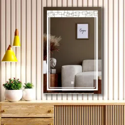 Rectangular shape LED Mirror Decorative Interior Decor wall 18 X 24 Inch Bathroom Mirror-7