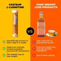 fast&up L-Carnitine Tartrate 2000mg, Helps Convert Fat into Energy, Lemon Flavor image 4