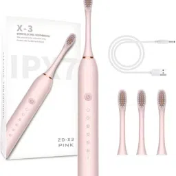 sheladiya USB Rechargeable Smart Timer IPX7 Waterproof Cleaning Toothbrushes for Adults Electric Toothbrush-image-18