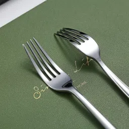lybaa Stainless Steel Silverware Fork Set for Dining and for Everyday Basic use, Stainless Steel Dinner Fork, Fruit Fork, Roast Fork, Salad Fork Set image 3