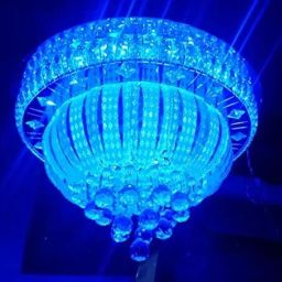 600mm moving Color changing Jhummar@3 Chandelier Ceiling Lamp-image-23