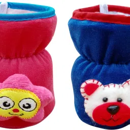 Bottle Cover for Feeders Soft Plush Stretchable Baby Feeding Bottle Cover with Easy to Hold Strap | Suitable for 60ml (Pack of 2)-18