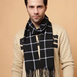 JMT Wear Checkered Men Muffler-image-2