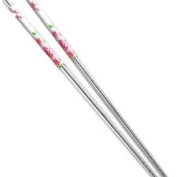 Eating, Decorative Stainless Steel Japanese, Korean, Vietnamese, Chinese Chopstick-image-99