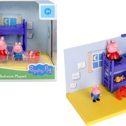 Bedroom Themed Preschool Toy with Peppa and George, Boys and Girls Aged 3+-11