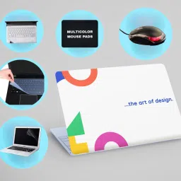 SDM 6IN1LAPTOPSKIN,SCREEN&KEYGAURD PROTECTOR,TRACKPAD,SLEEVEBAG,MOUSEPAD15.6INCH447 Combo Set-image-51
