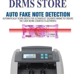 DRMS STORE MONEY COUNTING MACHINE GOLD PRO WITH MANUAL COUNTING ,FAKE NOTE DETECTION Note Counting Machine image 3