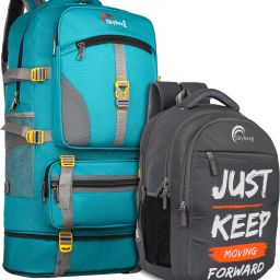 60L Rucksack with 30L Backpack - Curve Water-Resistant Hiking & Travel (Unisex) Rucksack - 60 L-image-112