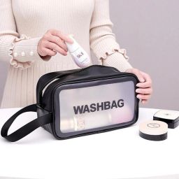 Women Black Cosmetic Bag-image-66