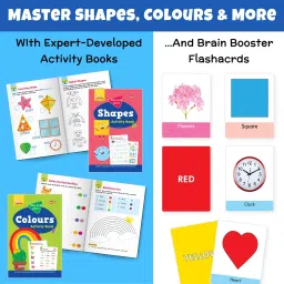 little berry Shapes and Colours Puzzle Combo For Kids With Activity Book and Flash Cards image 3