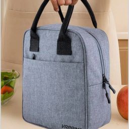 Lunch Bag Tiffin Bag for Men Women | Insulated Handbag Office & School Waterproof Lunch Bag-image-25