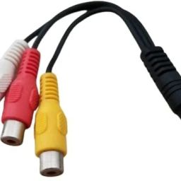 Sage TV-out Cable 3.5Mm Male Plug To 3Rca Female Adapter Cable For LED Av, Audio, Video, Lcd-picture-18