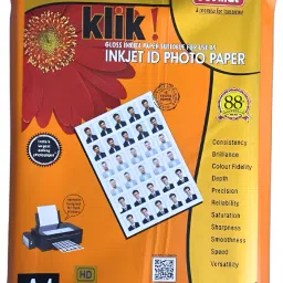 Desmat Klik Glossy (Pack of 50) Plain A4 180 gsm Photo Paper-image-9