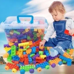 Latest Smart Train Adventure Building Blocks toy for kids- 100+ Pcs Wheels-image-8