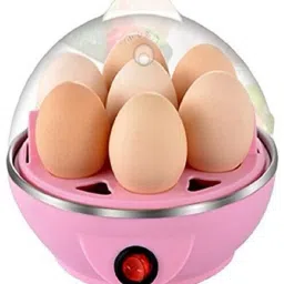 Egg Boiler Electric Automatic Off 7 Egg Steaming, Cooking, Boiling and Frying, 10 Model Egg Boiler Electric Automatic Off 7 Egg Poacher for Steaming, Cooking, Boiling and Frying, Multicolour Egg Cooker-image-0