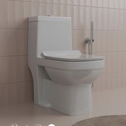 DS-TRAP 104. Clova CERAMIC FLOOR MOUNT ONE PIECE WESTERN TOILET Western Commode-image-95
