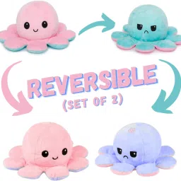 Reversible Mini Octopus Cute Baby Soft Toy Pack of 2- 6 inch-14