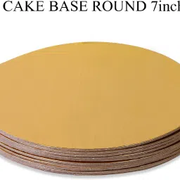 7 Inch Round Cake Board Base Thermal Lamination Paper Cake Base (Pack of 25) Paper Cake Server-29