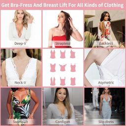Women's Cotton Spandex Multipurpose Breast Lift Boob Tape 009 Nursing Breast Pad-image-51
