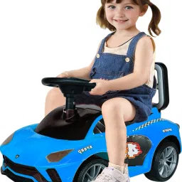 Baby Leg Push Car With Steering Rideon for 1 , 2 , 3 Year Kids Rideons & Wagons Non Battery Operated Ride On-26