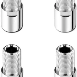 Full Brass Extension Nipple for Bathroom Taps/Kitchen Taps(2.5 INCH)-SET OF 4 Faucet Nozzle-5