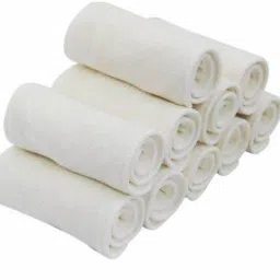 High Quality 4 layers Cotton Inserts Liners Cloth Diaper Nappy Reusable Washable for Baby Pad Diapers (10 Pieces)-9