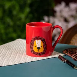 Fine Ceramic Printed Glossy Finished, Microwave Safe Ceramic Coffee Mug-image-2